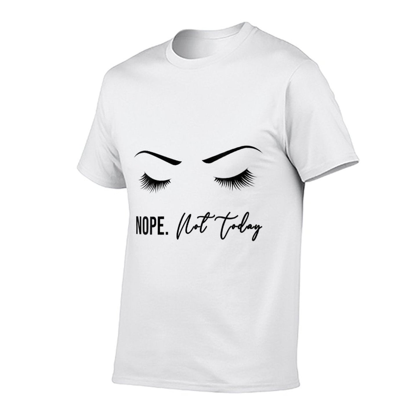 Womens Nope Not Today for Women  Cute Woman Girl Funny  Polyester Blend T-Shirt