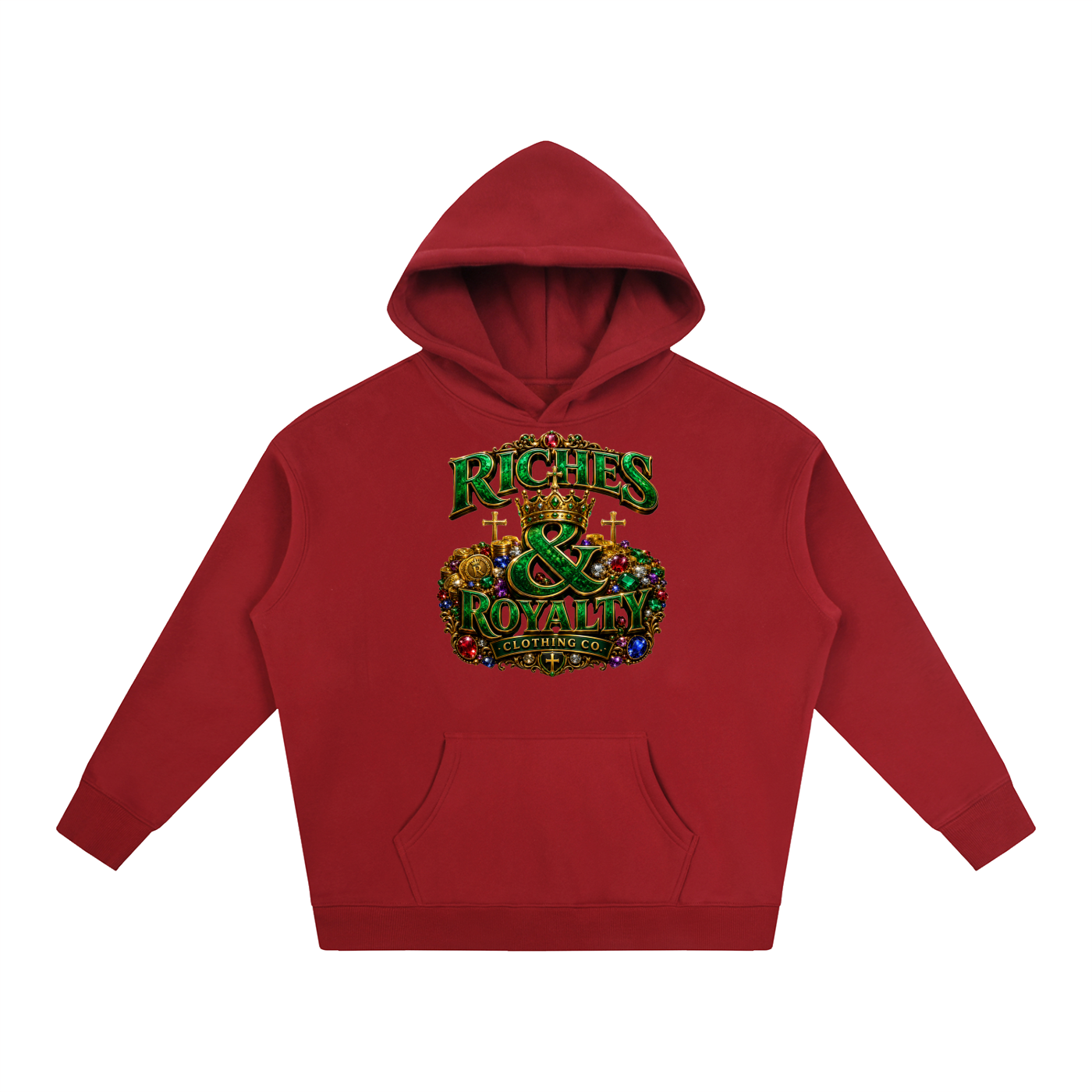 Riches & Royalty Clothing Co. - Oversize Fleeced Hoodie