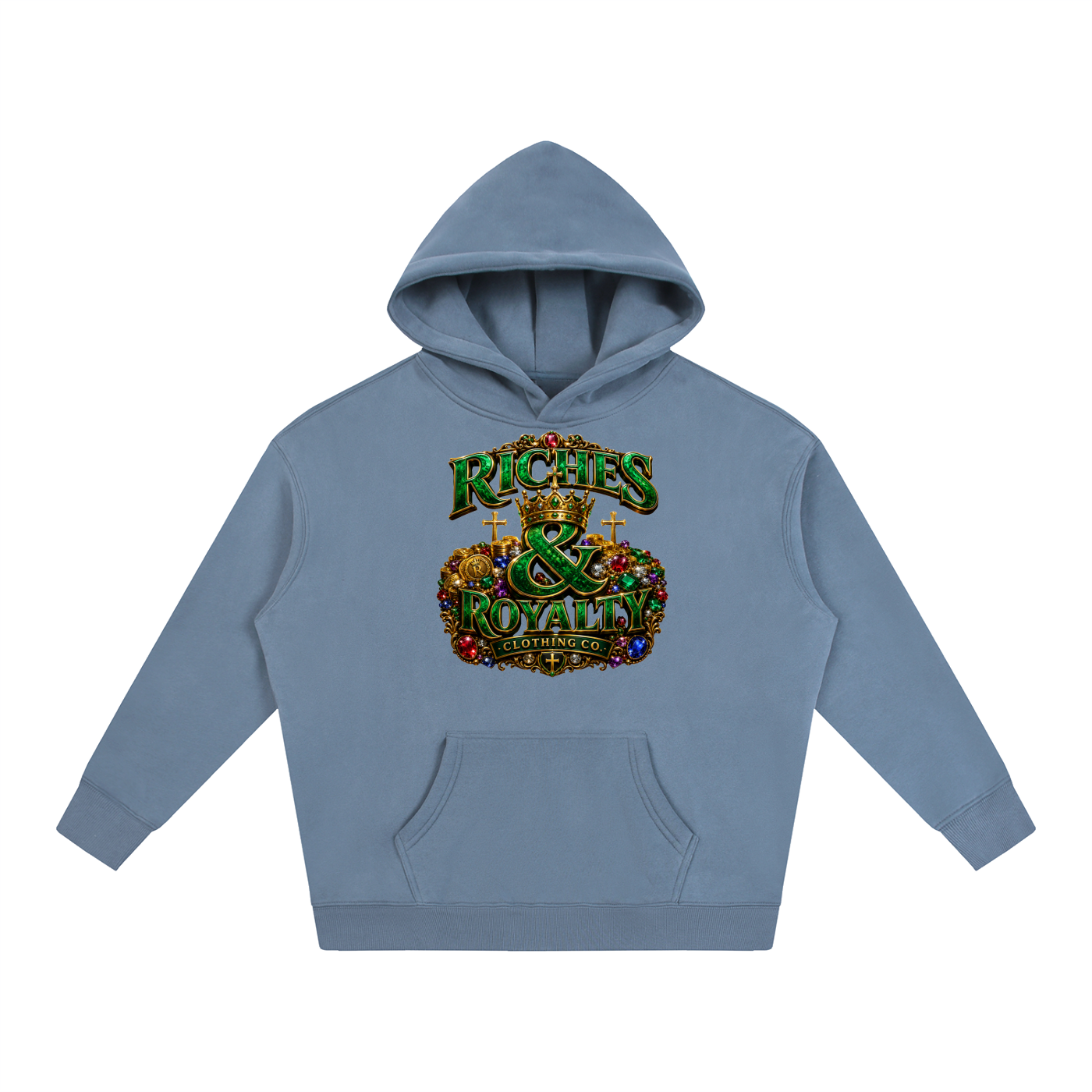 Riches & Royalty Clothing Co. - Oversize Fleeced Hoodie