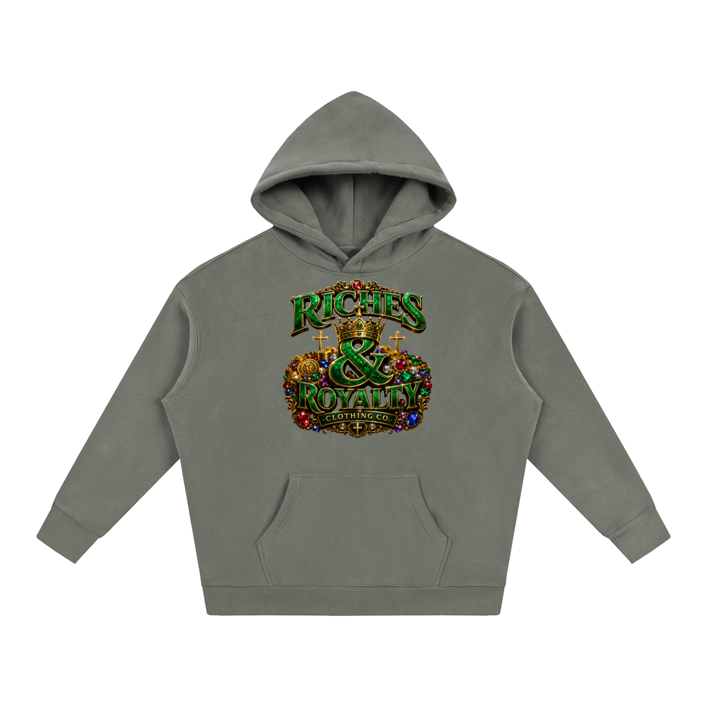 Riches & Royalty Clothing Co. - Oversize Fleeced Hoodie