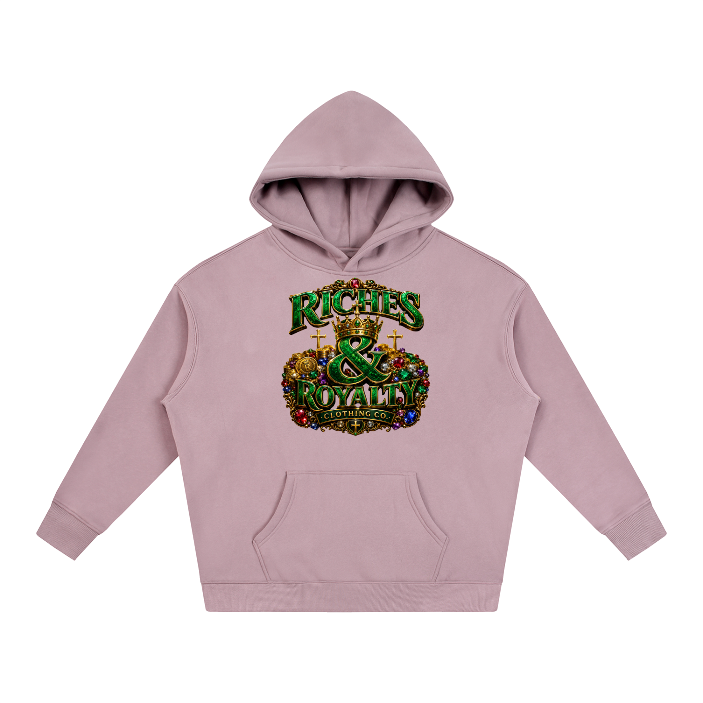 Riches & Royalty Clothing Co. - Oversize Fleeced Hoodie