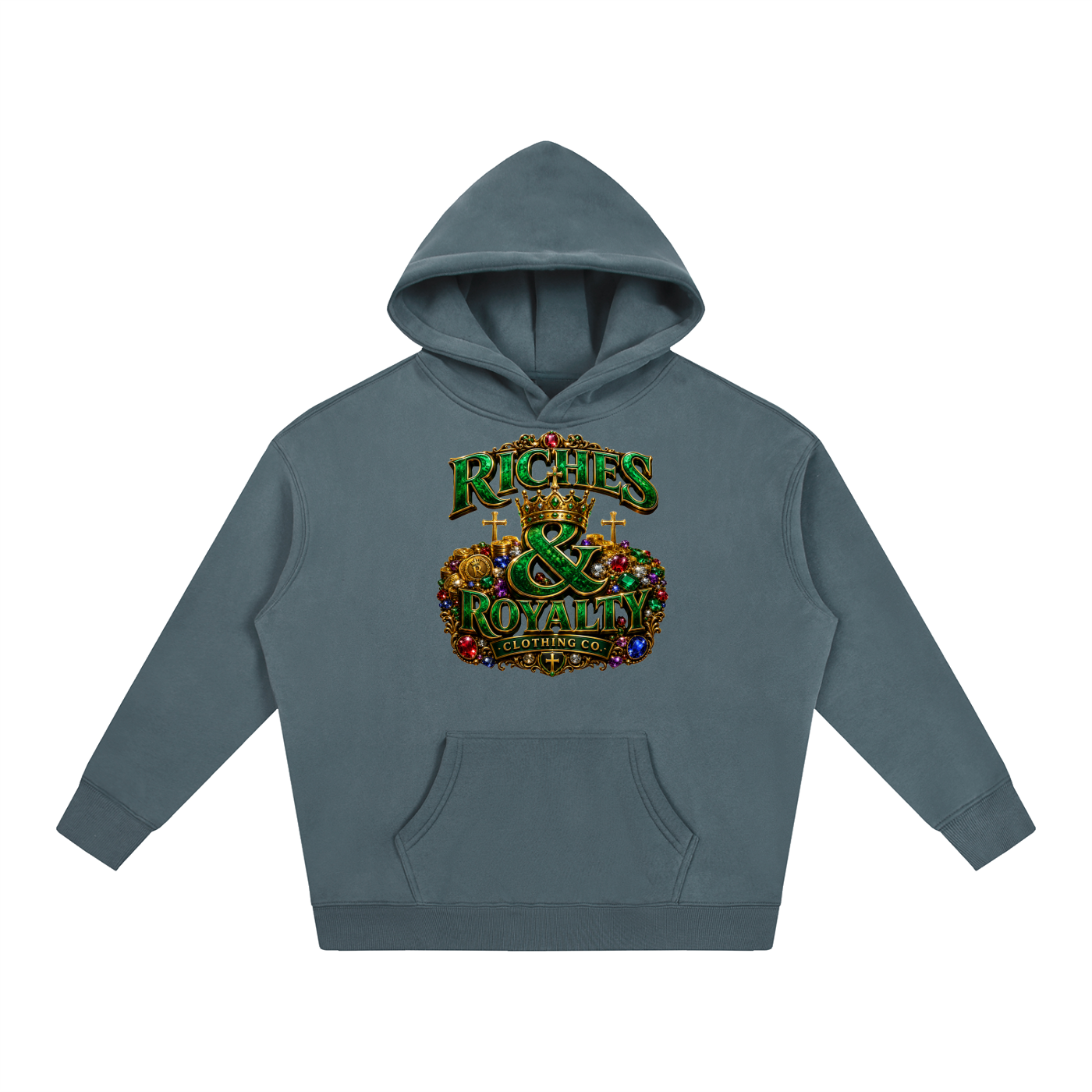 Riches & Royalty Clothing Co. - Oversize Fleeced Hoodie