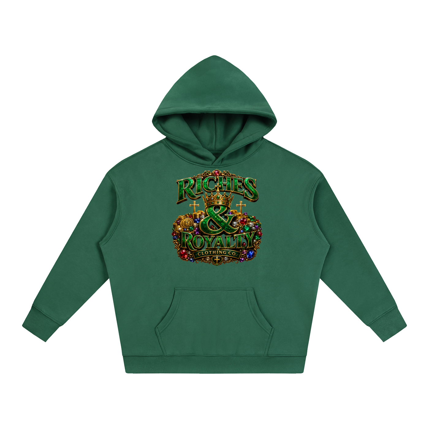 Riches & Royalty Clothing Co. - Oversize Fleeced Hoodie