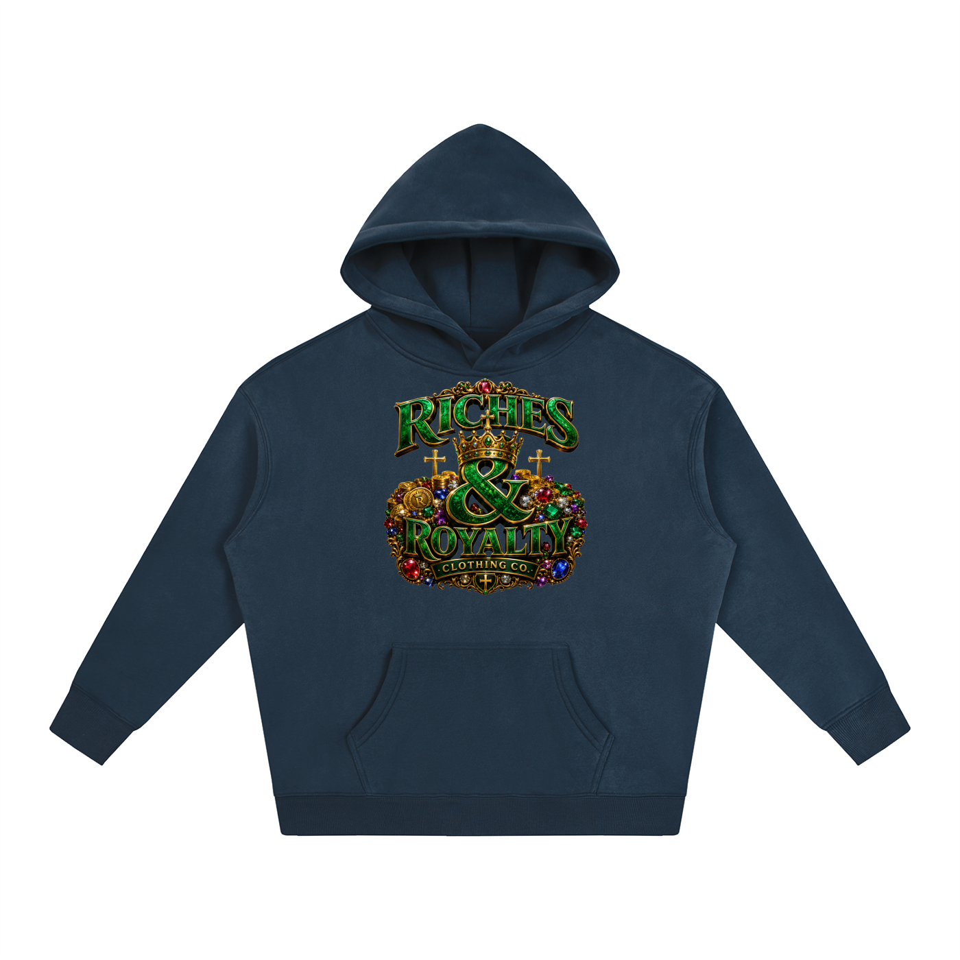 Riches & Royalty Clothing Co. - Oversize Fleeced Hoodie