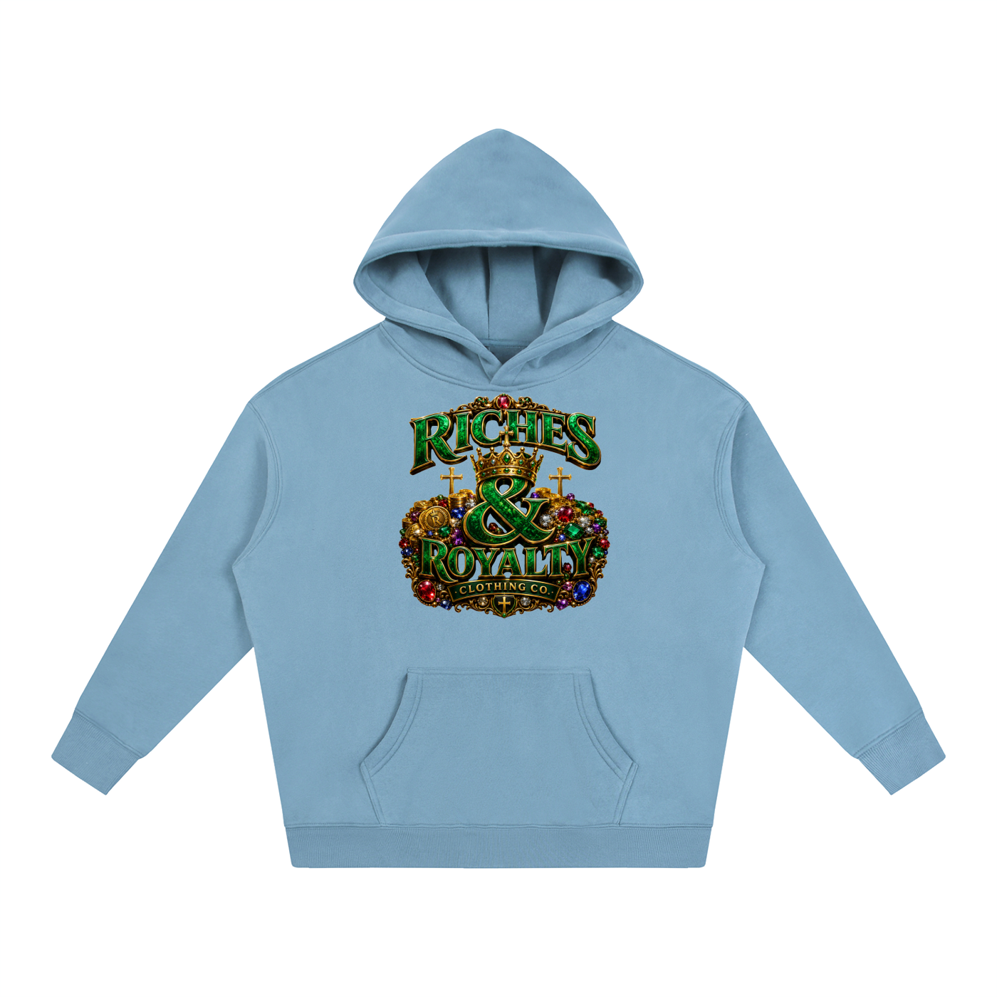 Riches & Royalty Clothing Co. - Oversize Fleeced Hoodie