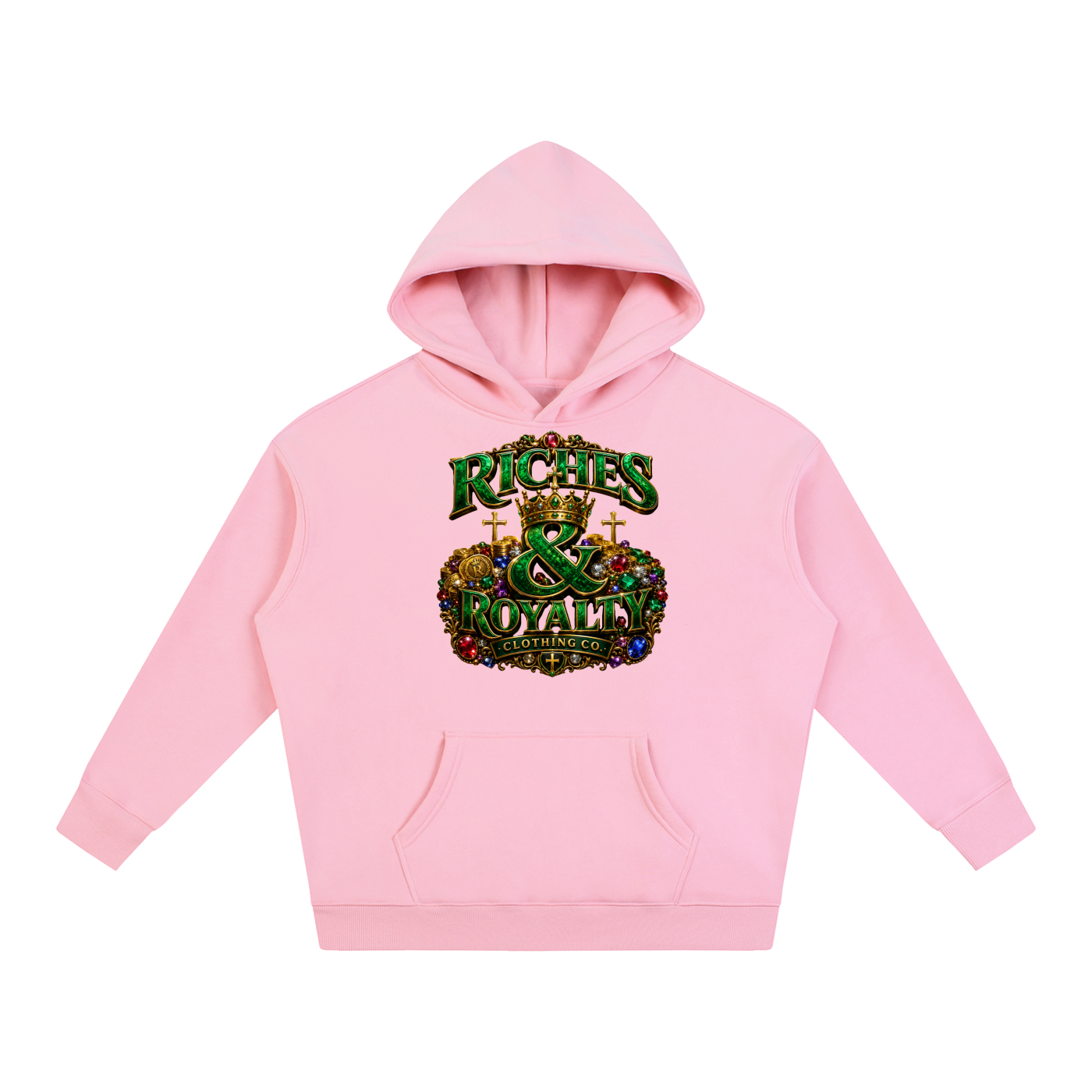Riches & Royalty Clothing Co. - Oversize Fleeced Hoodie