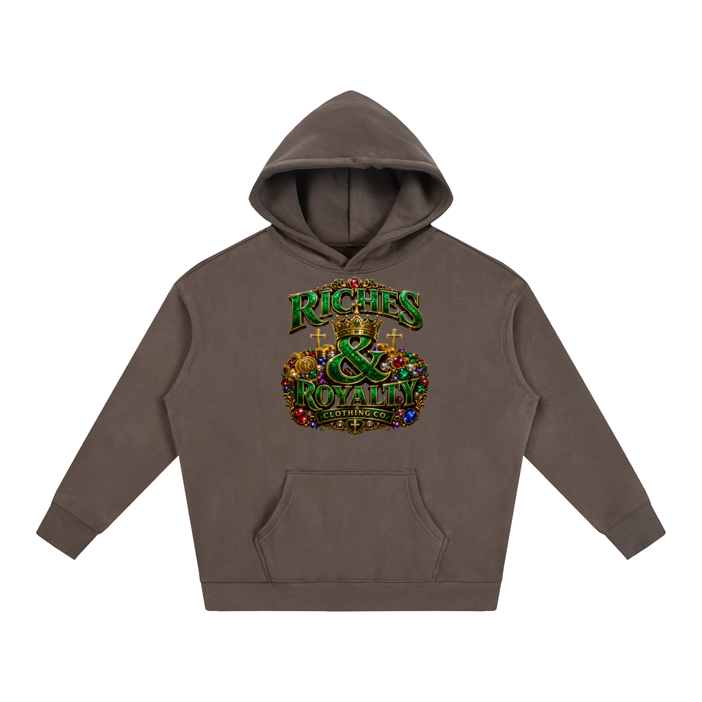 Riches & Royalty Clothing Co. - Oversize Fleeced Hoodie
