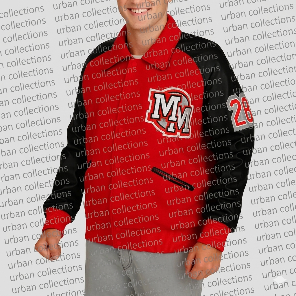 Michael Jackson Mickey Mouse Varsity Jacket