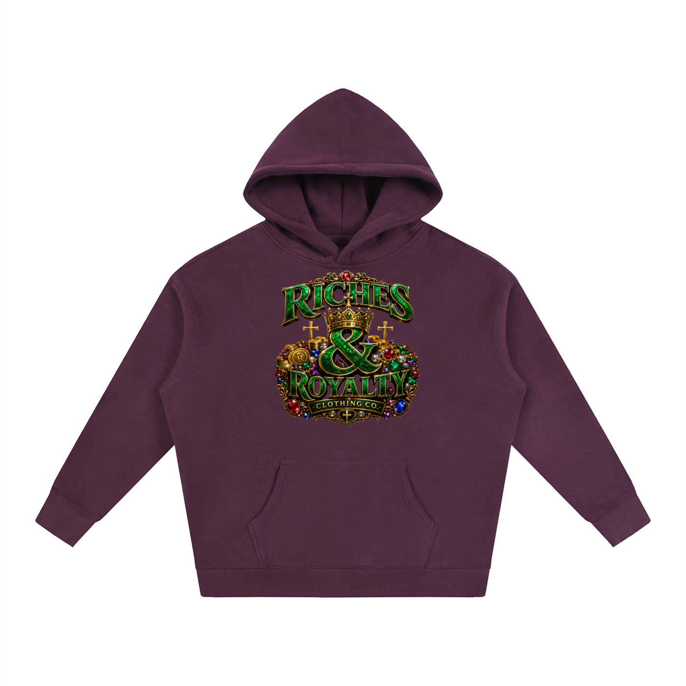 Riches & Royalty Clothing Co. - Oversize Fleeced Hoodie