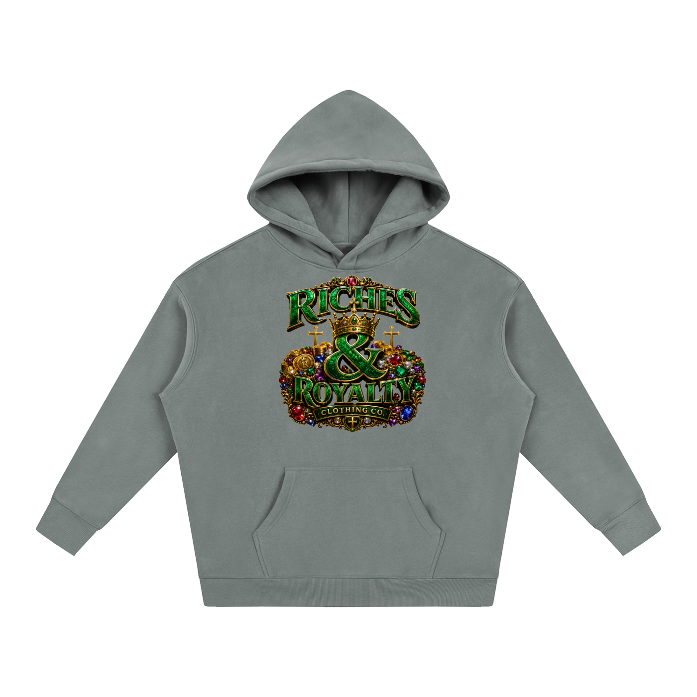 Riches & Royalty Clothing Co. - Oversize Fleeced Hoodie