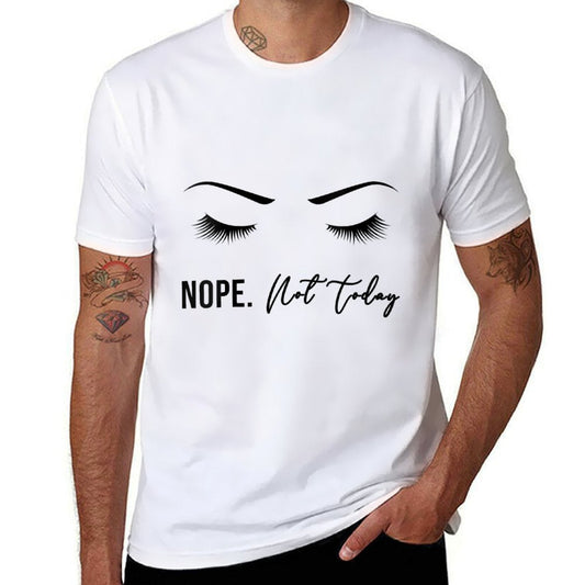 Womens Nope Not Today for Women  Cute Woman Girl Funny  Polyester Blend T-Shirt