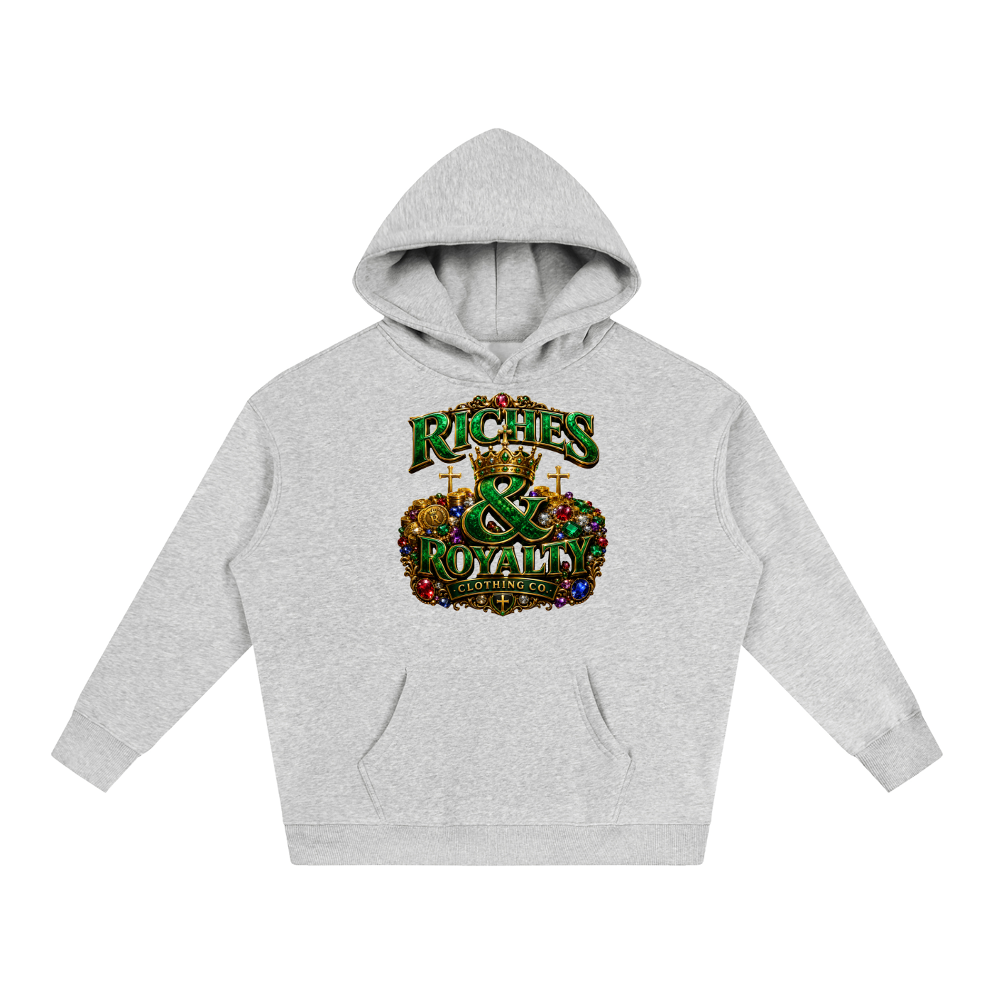 Riches & Royalty Clothing Co. - Oversize Fleeced Hoodie