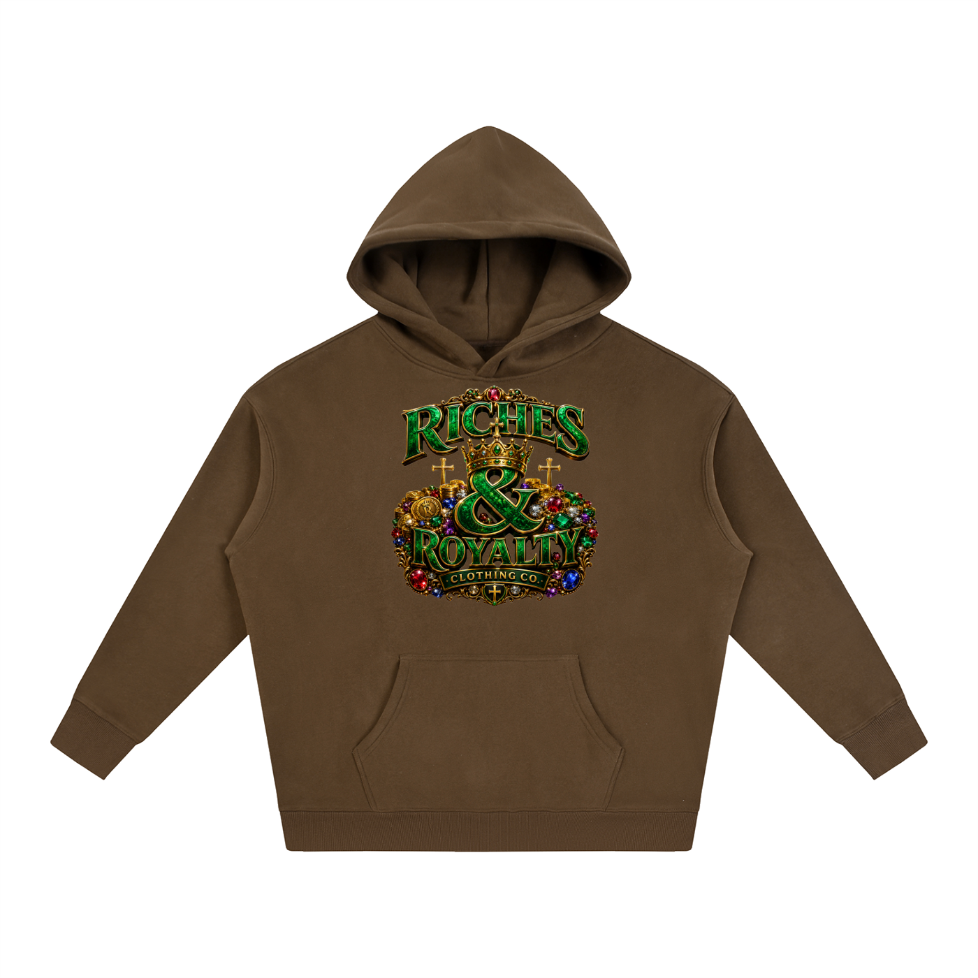 Riches & Royalty Clothing Co. - Oversize Fleeced Hoodie