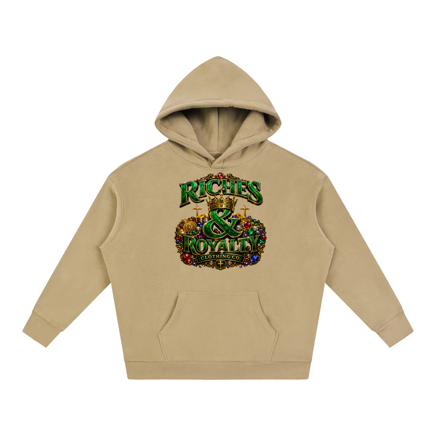 Riches & Royalty Clothing Co. - Oversize Fleeced Hoodie