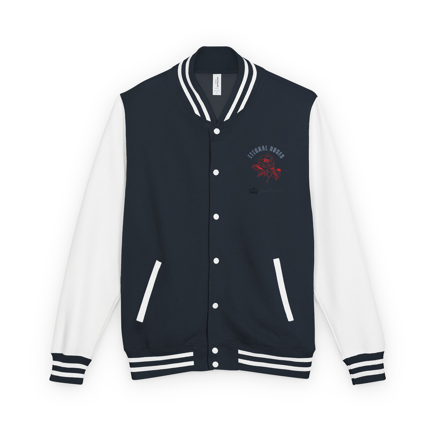 Eternal Roses Heavyweight Letterman Jacket